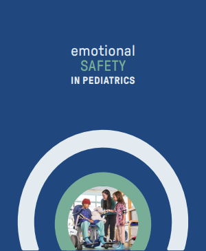 Blue Cover for the Emotional Safety in Pediatrics white paper